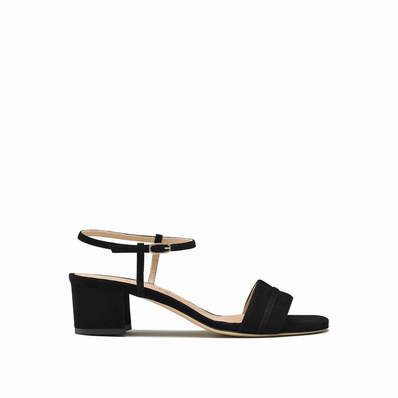 Russell & Bromley Superblock Block Heel Sandals Women's Black [LAB4154ZJ]